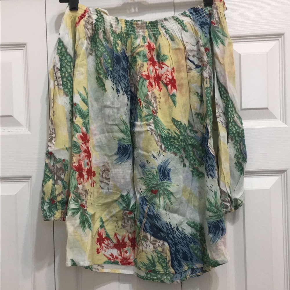 Chaps printed blouse